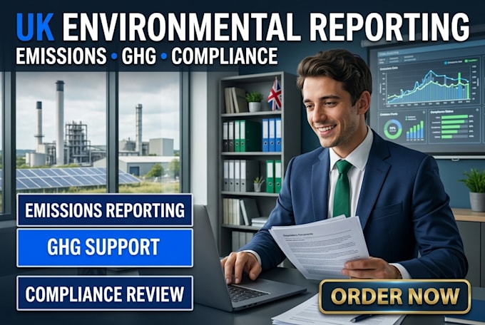 handle UK environmental and emissions reporting compliance
