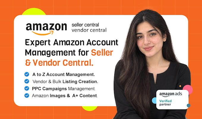 your amazon account manager, seller and vendor central