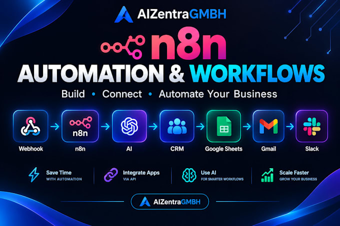 build n8n and make workflows for your business