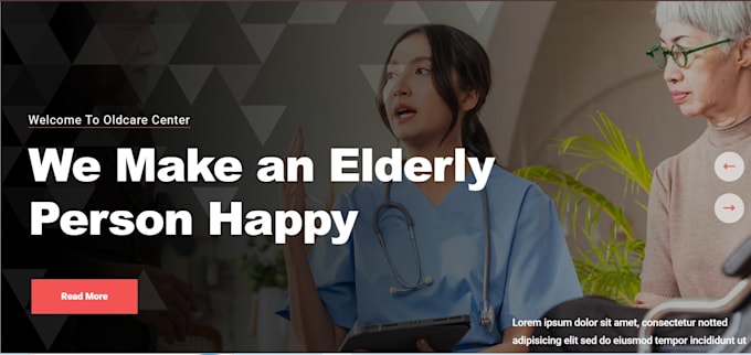 home care website healthcare website