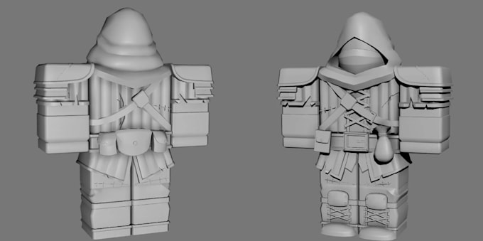 design and model custom roblox ugc accessories