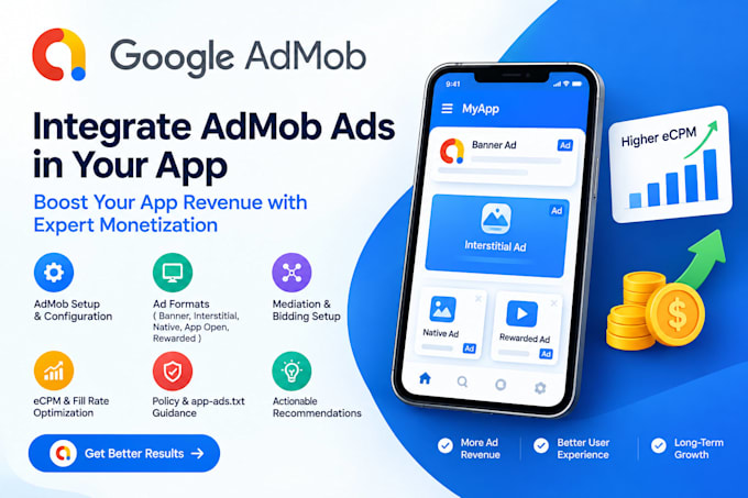 integrate admob ads in your app expert monetization