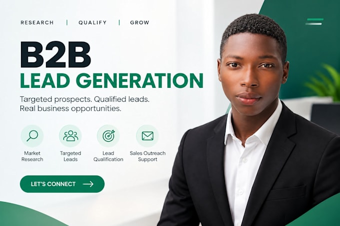 outbound sales representative b2b bdr sdr appointment setter linkedin lead