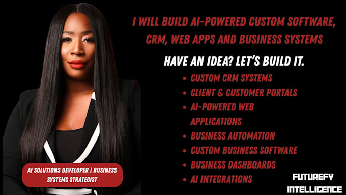 build ai powered software, CRM and web apps