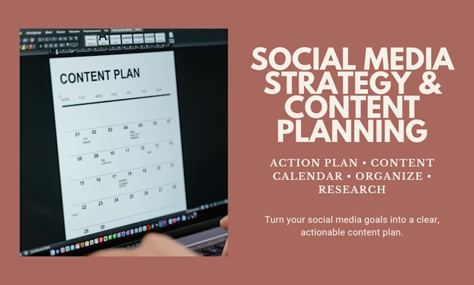 create a social media strategy and content plan