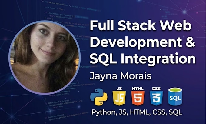 build responsive web application python javascript sql