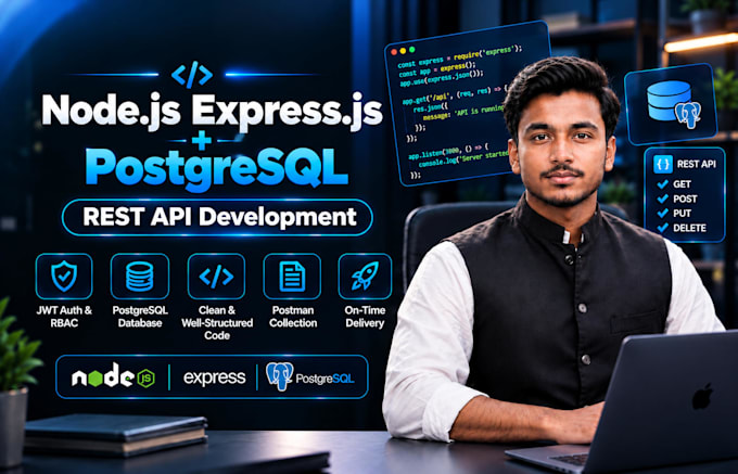 build a secure rest API with nodejs express and postgresql