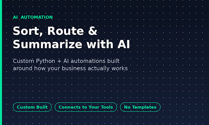 build a custom ai automation to sort, route, or summarize your data