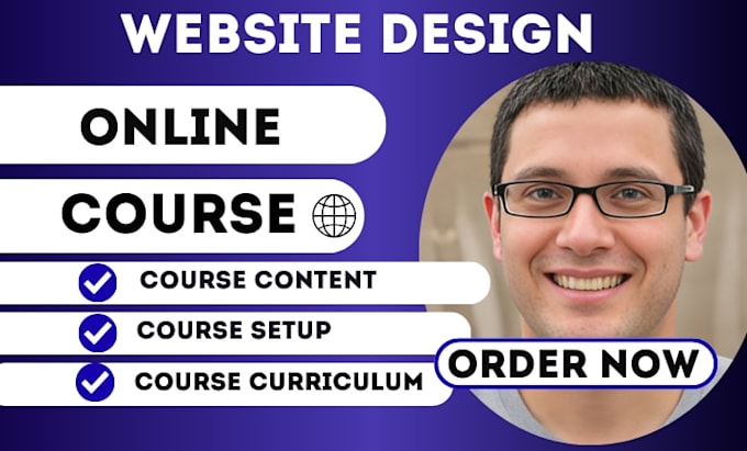 design a high learnworlds or learndash online course website