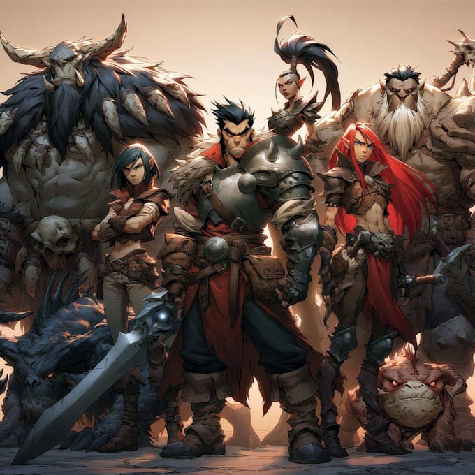 character art and dnd character art