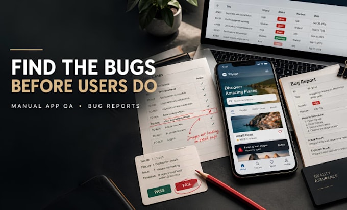 manually test your mobile app for bugs and errors