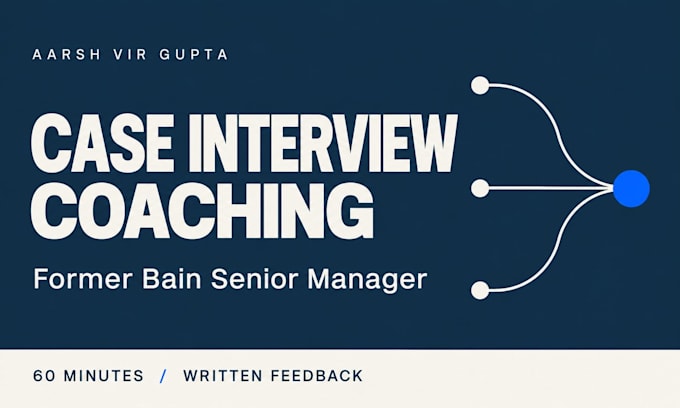 run a mock consulting case interview with written feedback