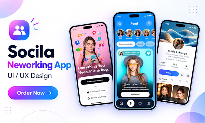 design social networking app community app chat messaging app traveling app