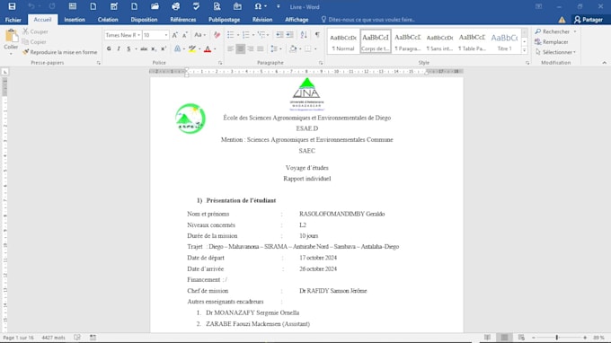 do data entry and word processing in microsoft word