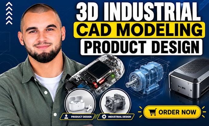 create industrial product design for manufacturing, dfm and prototyping
