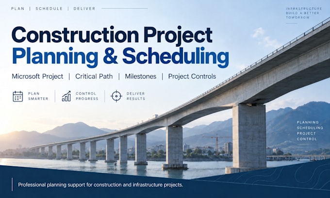 plan and control your construction project schedule, costs and progress