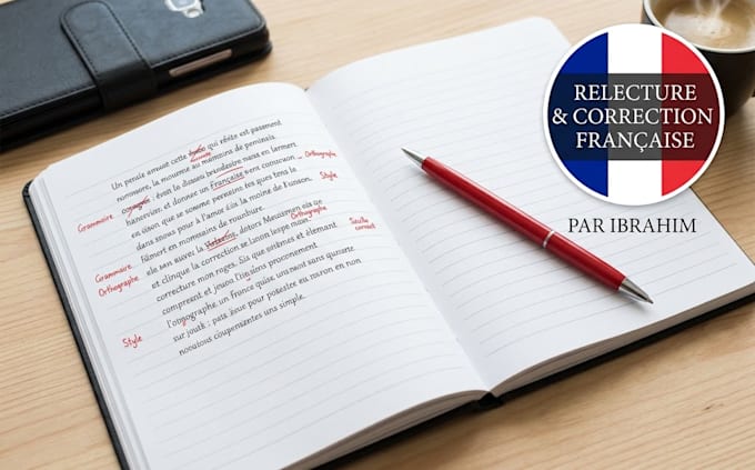 proofread and rewrite your french text