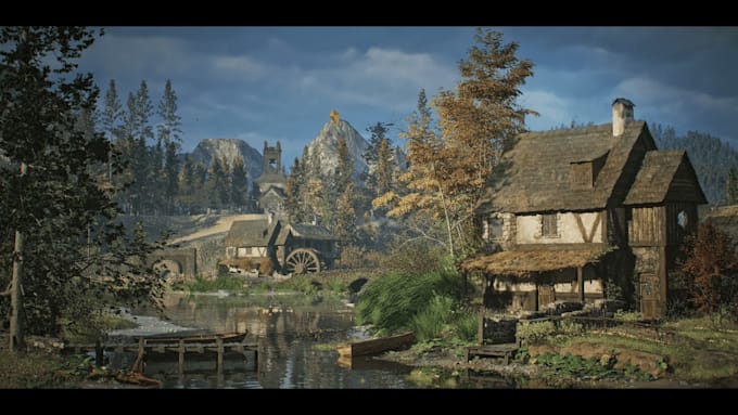 create cinematic 3d environments for games and film