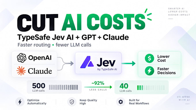 optimize ai agent costs with typesafe jev ai