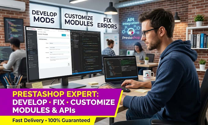 develop customize or fix your prestashop module and API integration
