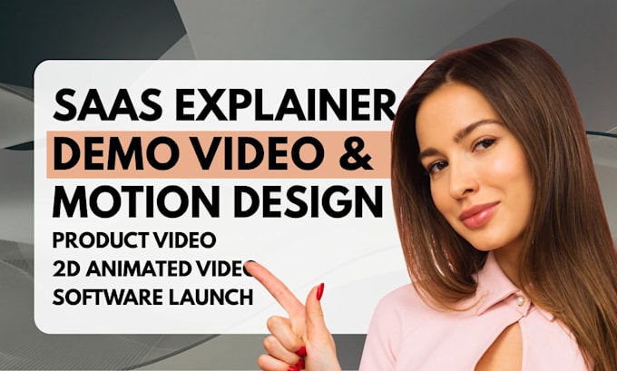 create animated saas website app demo video saas explainer promo video editing