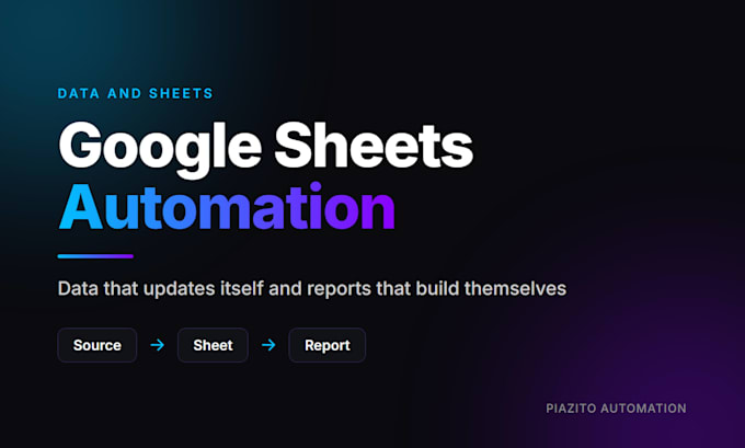 automate sheets reports and data sync between your apps