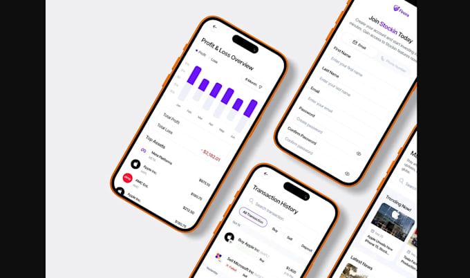 build stock trading app inspired by apple stock app