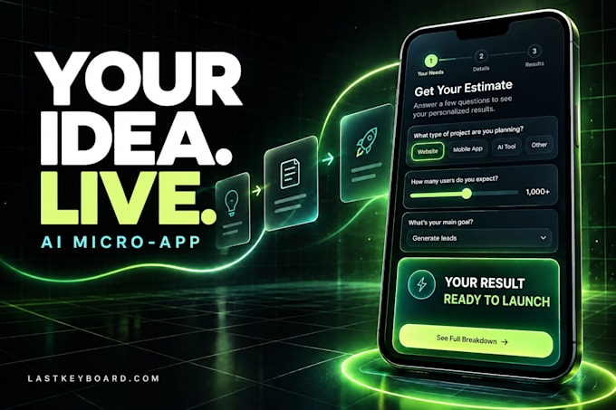 turn your idea into a live ai micro app