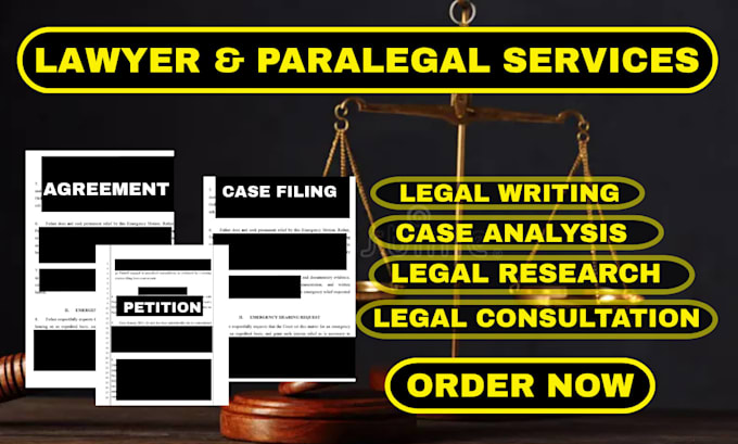 be your paralegal and lawyer