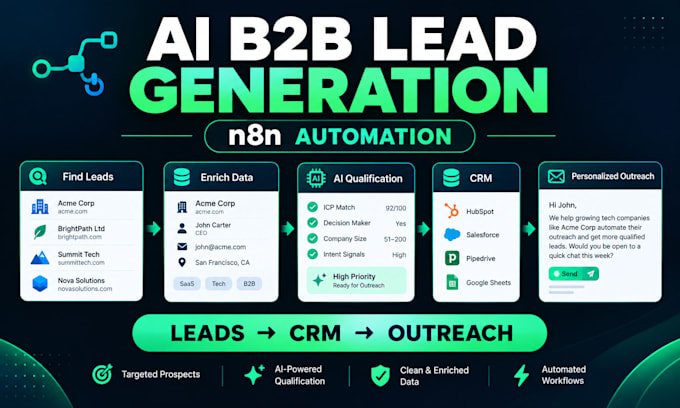 build n8n lead generation and ai qualification automation