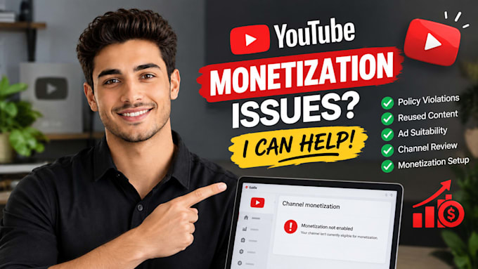 fix youtube monetization issues, reused content, adsense problem