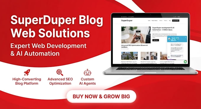 create professional blog websites with SEO and ai automation