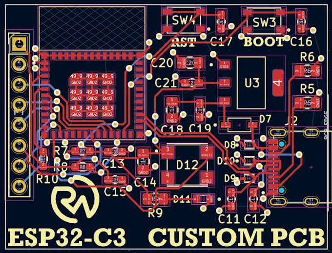 design esp32 pcb and hardware prototype for iot product development