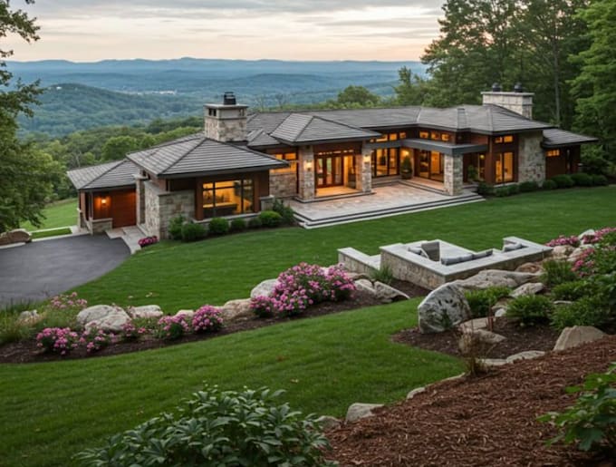 design fire resistant, wildfire resilient landscape with defensible space plan