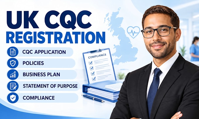 do UK cqc registration, policies, procedures and business plan
