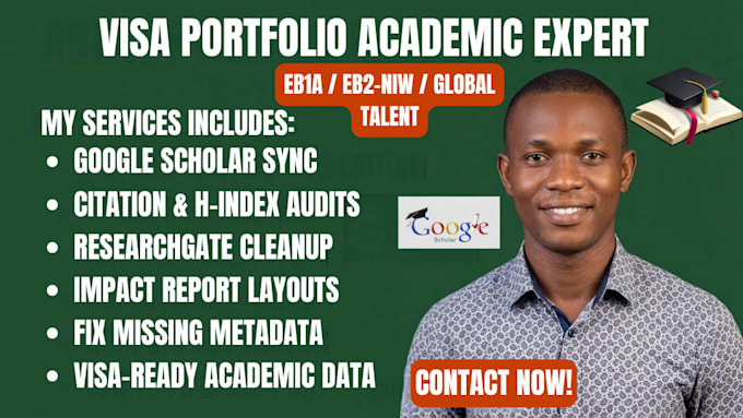 optimize academic profile and citations for eb1a eb2 niw global talent visa