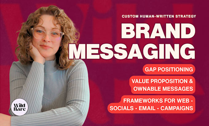 clarify brand messaging, positioning, and value proposition