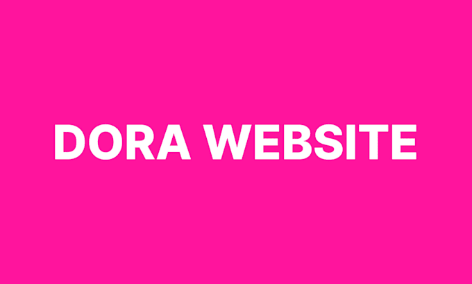 design and build a modern website using dora ai