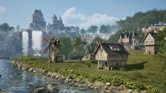unreal engine map 3d environment open word level design vr environment creation
