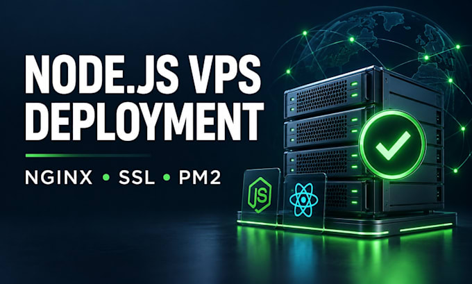deploy your nodejs react app on vps with nginx SSL and pm2