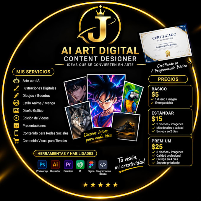 create a custom digital illustration from your photo or idea