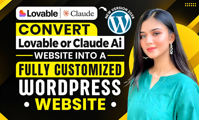 convert your figma, claude, lovable website to wordpress