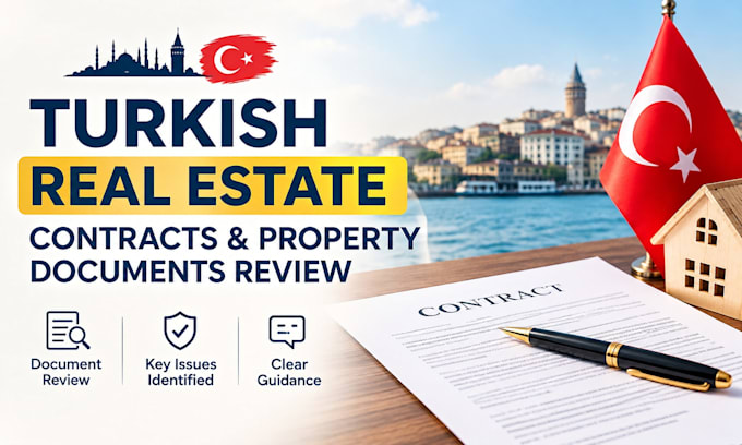 review turkish real estate contracts and property documents