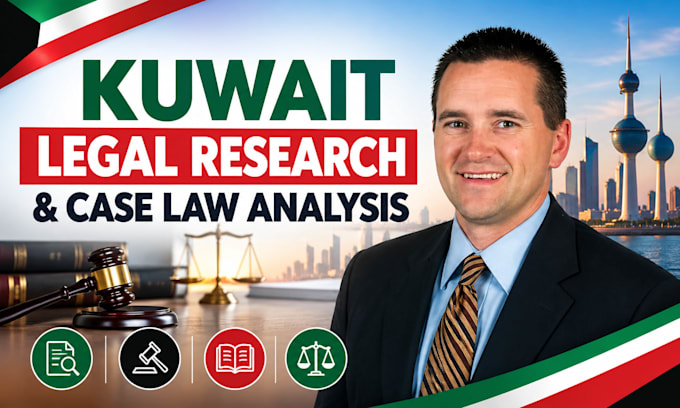 provide kuwait legalegal research and case analysis
