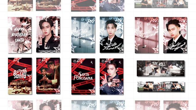 design a photocard in kpop style