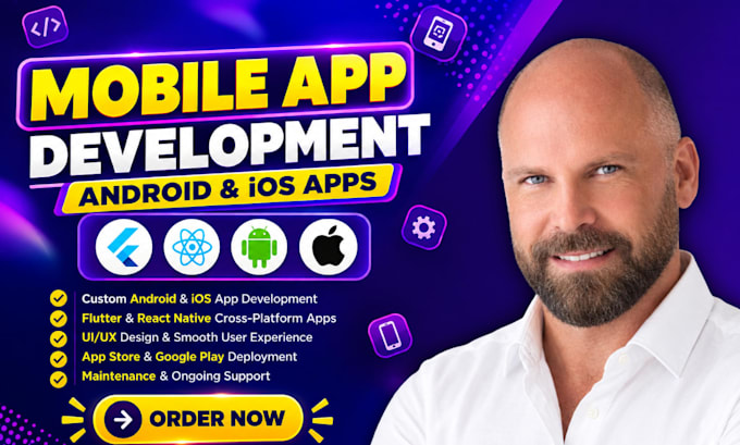 do ai mobile, android ios app development flutter react native app developer