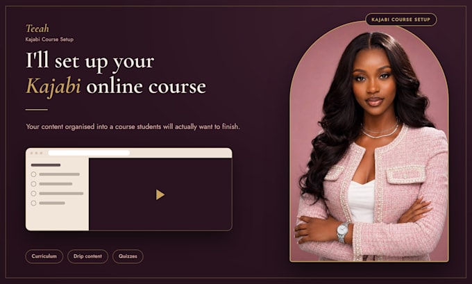 set up your kajabi online course
