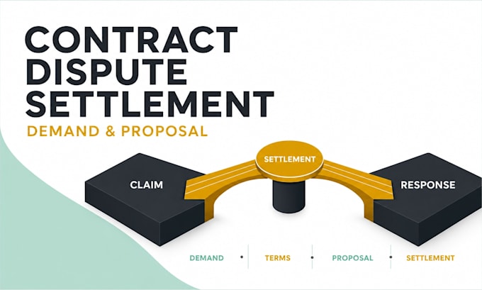 draft a contract dispute settlement demand and proposal