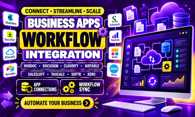 integrate hubdoc docusign cloudify airtable salesloft taxcalc softr xero