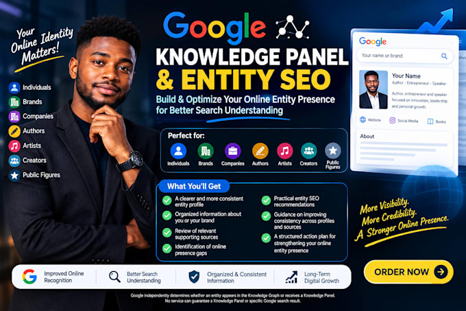 optimize online entity presence for google knowledge panel